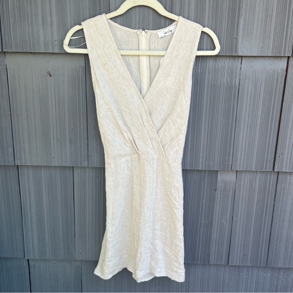 Sadie & Sage Oatmeal Sugarloaf Top Mini Dress Small - Picture 1 of 10